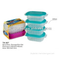 rectangle storage box plastic, food grade plastic container, plastic food storage box